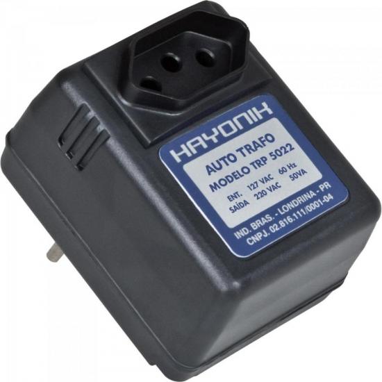 Auto Transformador Parede 127/220VAC 50VA TRP 5022 Preto HAYONIK Auto Transformador Parede 127/220VAC 50VA TRP 5022 Preto HAYONIK